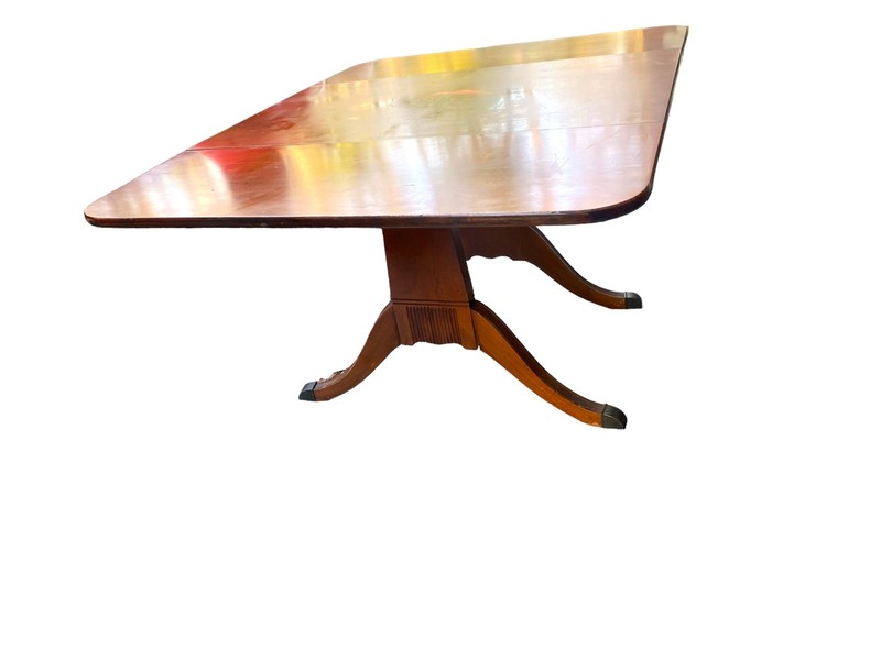 Extensole Extension Mid-Century Vintage Mahogany Leaf Table gallery