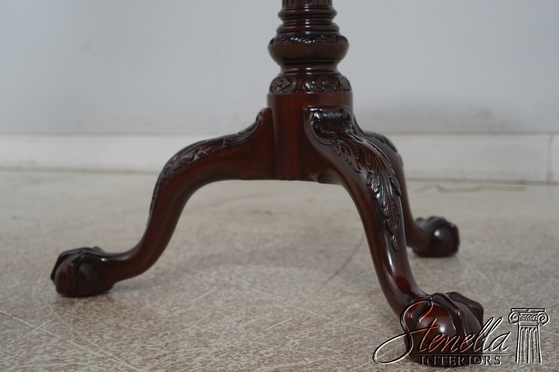 L68465: KINDEL Winterthur Collection Mahogany Tilt Top Table gallery