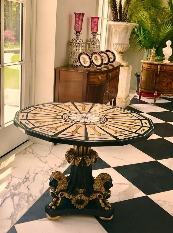 Pietra Dura Marble Center Table gallery