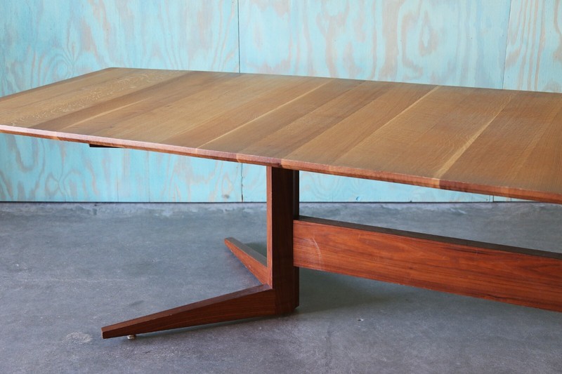 Custom Monumental Quarter Sawn Oak Conference Dining Table Studio Made gallery