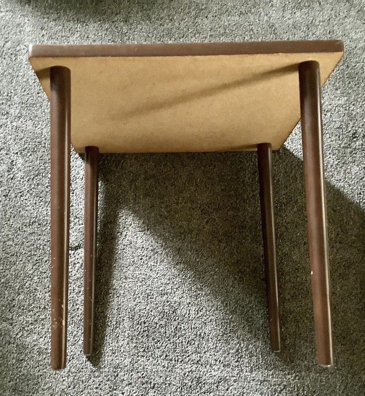 Mid Century Modern Retro Formica ( Marble Look) Stacking Side Tables gallery