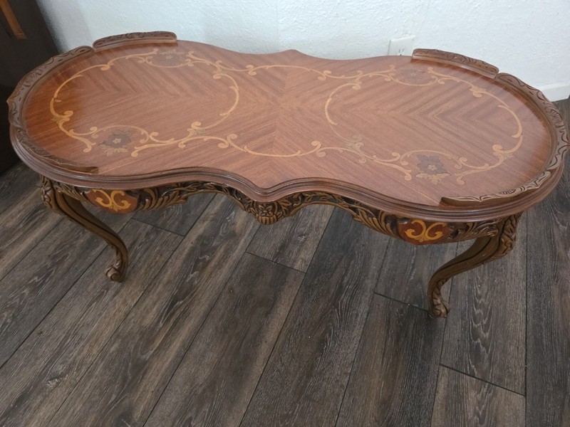 Baroque / Louis XV style coffee table or console table; French style.