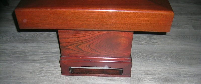 vintage coffee table with copper inserts gallery