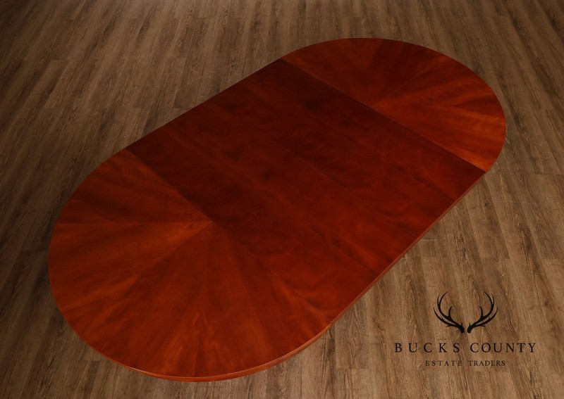 Ethan Allen 'Medallion' Cherry Round Pedestal Dining Table gallery