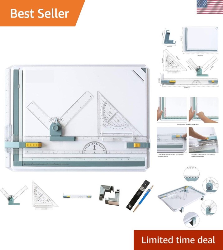 A3 Multifunctional Drawing Board – Adjustable Angle & Parallel Motion System