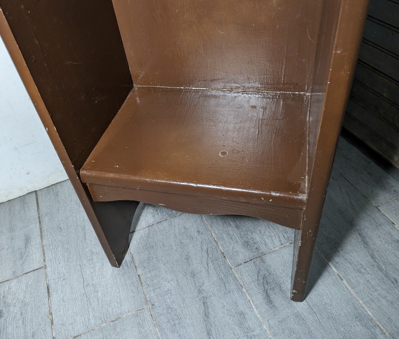 Vintage Rustic Shabby Arts & Crafts Art Deco Style Shelf Table Bedside Cabinet gallery