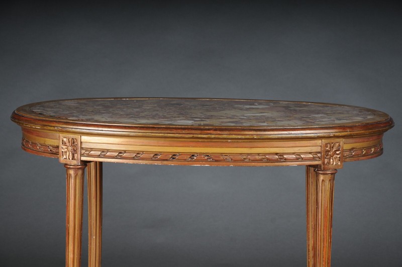 Classic Louis XVI Coffee Table/Side Table, Beech gallery