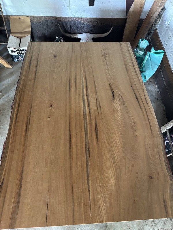 Sassafras Table Top With Dewalt Base With Hardwax Oil Finish gallery