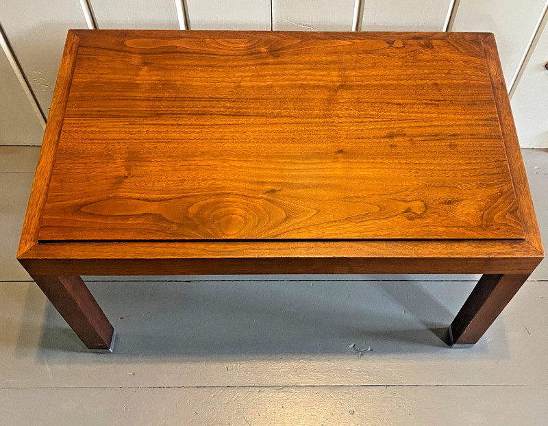 Mid Century Modern Wood Coffee Table MCM Vintage Danish? 30 in Rare gallery