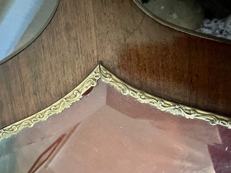EXCEPTIONAL ANTIQUE FRENCH BIJOUTERIE DISPLAY TABLE gallery