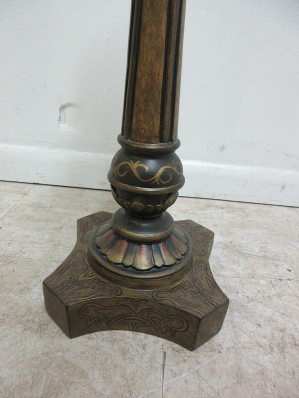 John Richard French Regency pedestal lamp End table Candle Stand gallery