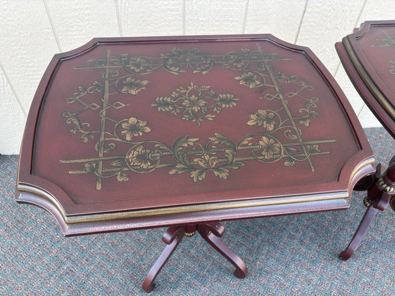 65716 Pair Decorator FULL HOUSE Furniture Decorator Lamp Table Stands gallery