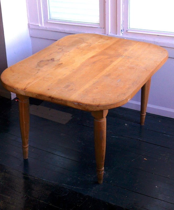 Farm Country Rustic Rectangular Wood Table ~Very Unique Inlays and Construction