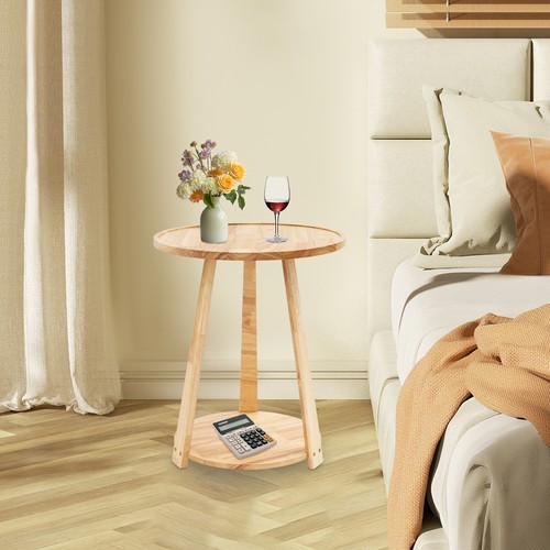 Small Round Side Table, Side Table for Small Spaces, Modern Couch End Table gallery