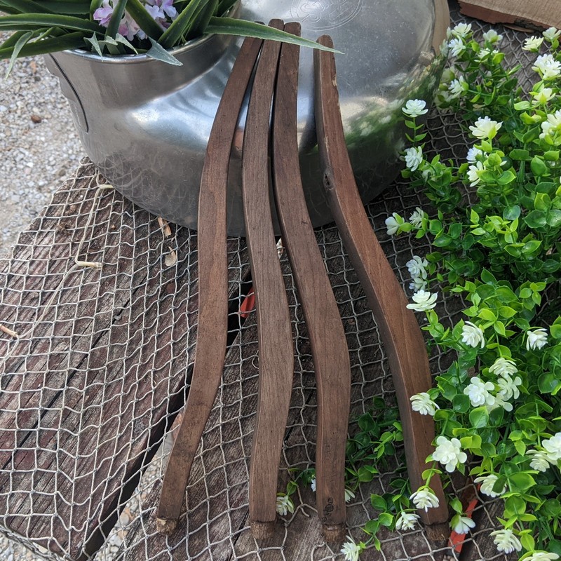 Vintage Side Table Curved Legs 16 Inch Set Of Four gallery