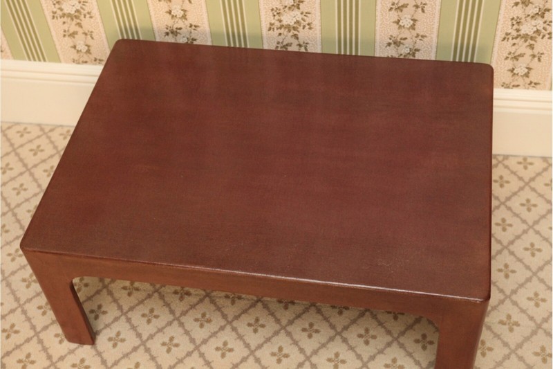 Vintage Chinoiserie Parson Style Coffee Table gallery