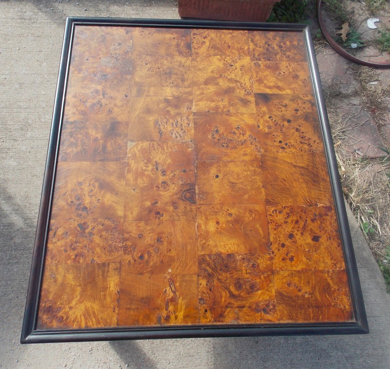 Mid Century Burl Elm Ethan Allen End Table (ET943) (EA-58) gallery