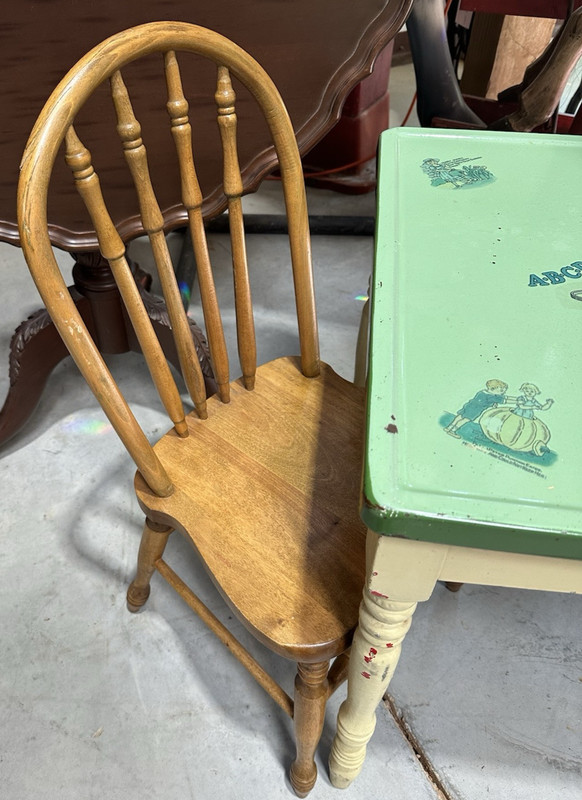 Vintage Child’s Enamel Metal Table gallery