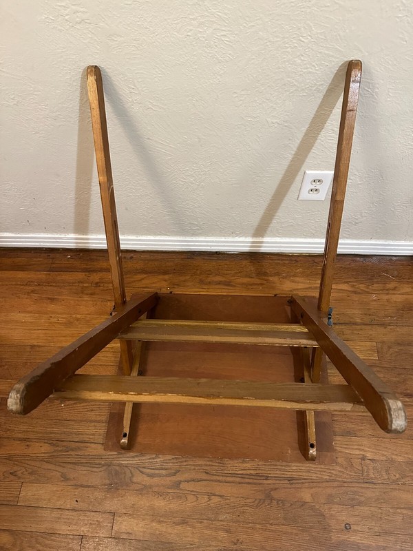 Vintage Wood Anco Bilt Collapsible Drafting Table Folds Very Nice gallery