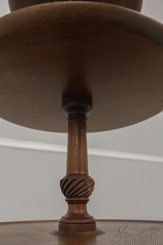 59280EC: KITTINGER Colonial Williamsburg CW-25 3 Revolving Tier Table gallery