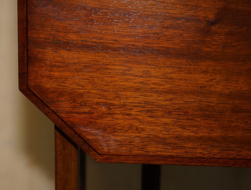 ANTIQUE SPILLMAN & CO ST MARTINS LANE LONDON EXTENDING OCCASIONAL GAMES TABLE gallery