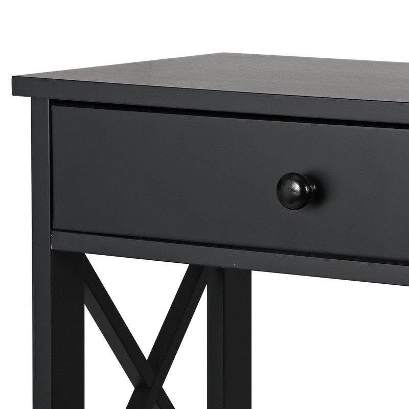 3 Tiers Console Table Side Stand Sofa Entryway Hall Display Side Table Desk gallery