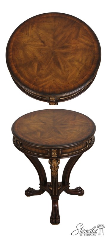 L72285: MAITLAND SMITH Regency Style Mahogany Round Lamp Table