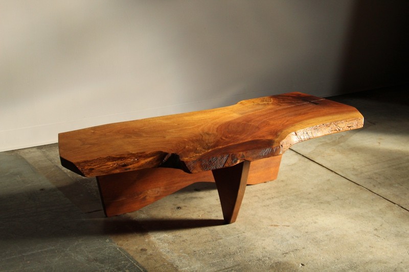Live Edge Coffee Table by Gino Russo, 1970s gallery
