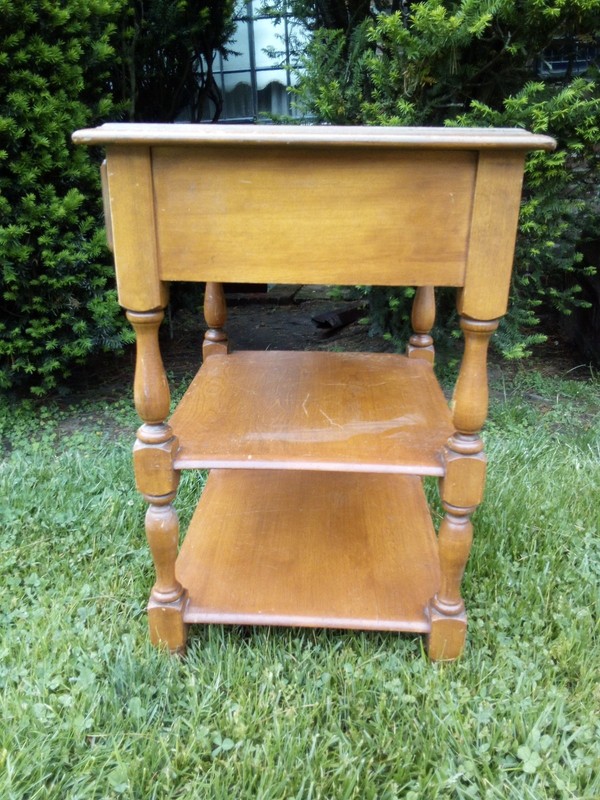 Tiered End Table / Side Table Vintage gallery