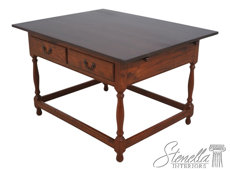 L69004: Bench Made Walnut Flip Top Tavern Table