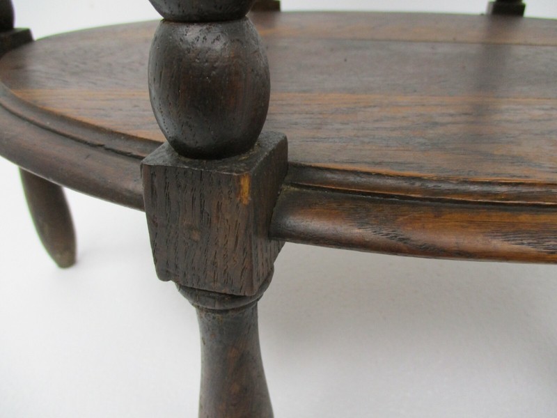 Ornate hand Carved Wooden Table 6 Legs Bobbin Legs Coffee Side Table WOW gallery