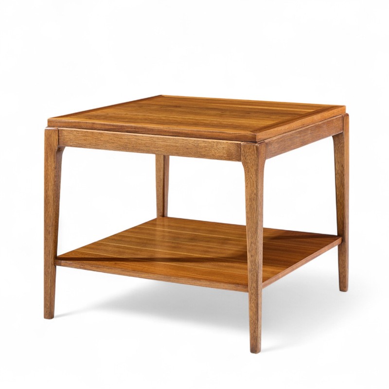 Lane Rhythm Mid Century Square Walnut Side End Table gallery