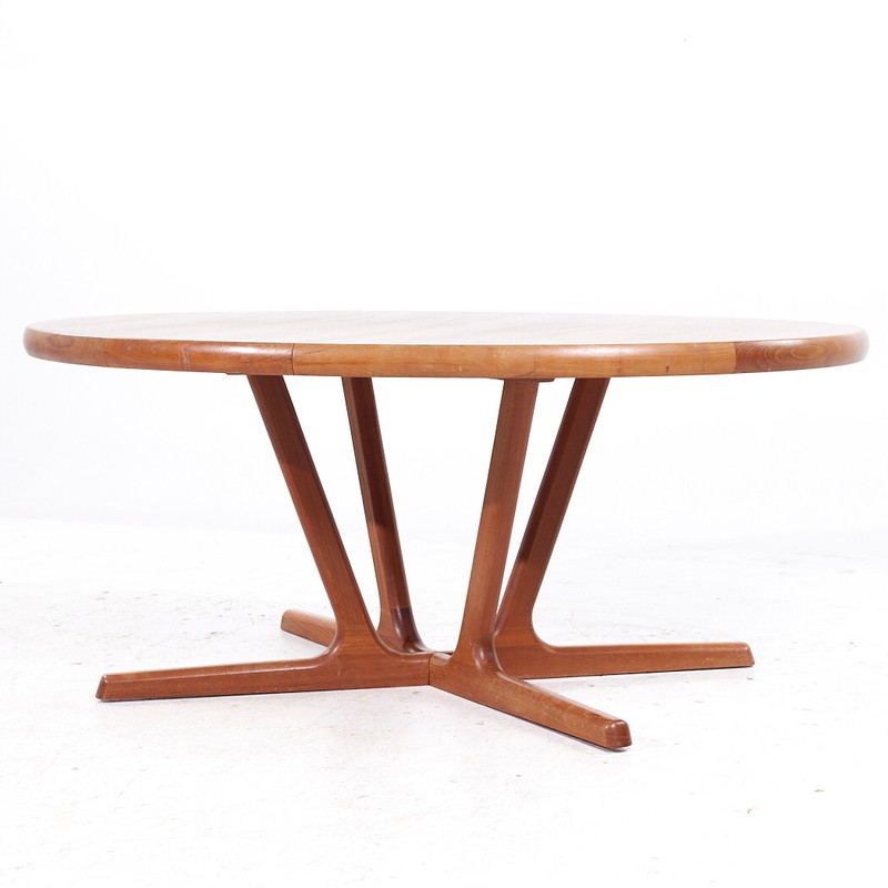 Interform Collection Mid Century Danish Teak Dining Table gallery