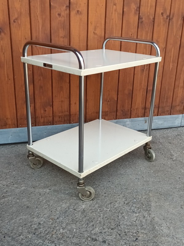 Mauser Serving Cart Tea Cart Doctor Cart 60s Table Side Table Metal gallery