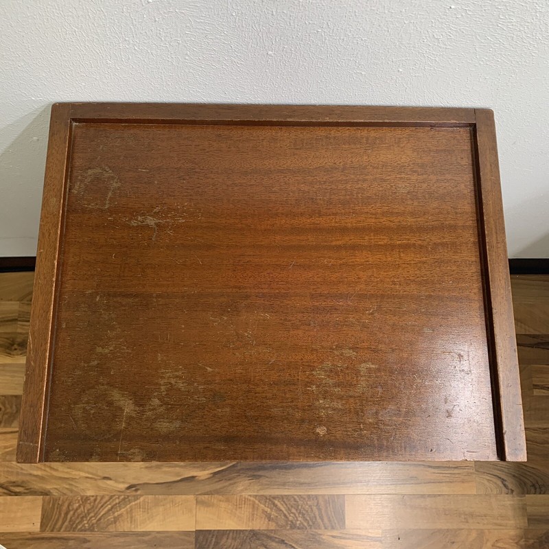 VTG 1950s Mid-Century Modern RWAY Solid Mahogany Wood 29" Side End Accent Table gallery