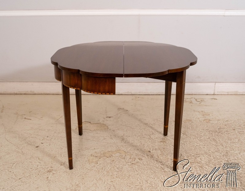 LF70998: HENKEL HARRIS Cherry Gate Leg Federal Style Flip Top Games Table gallery