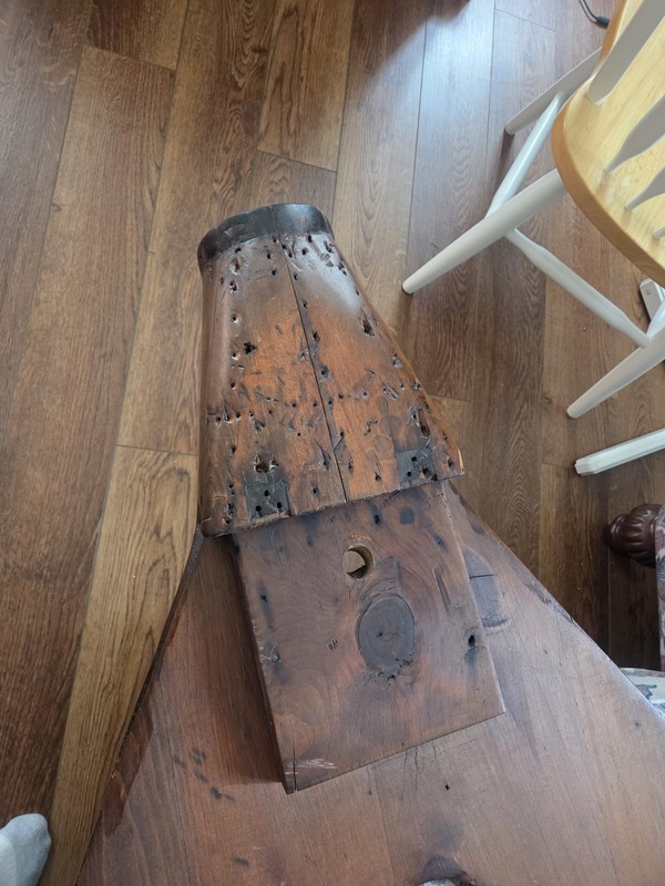 Antique Fireplace Bellows Top Coffee Table 53"×34"×3" gallery