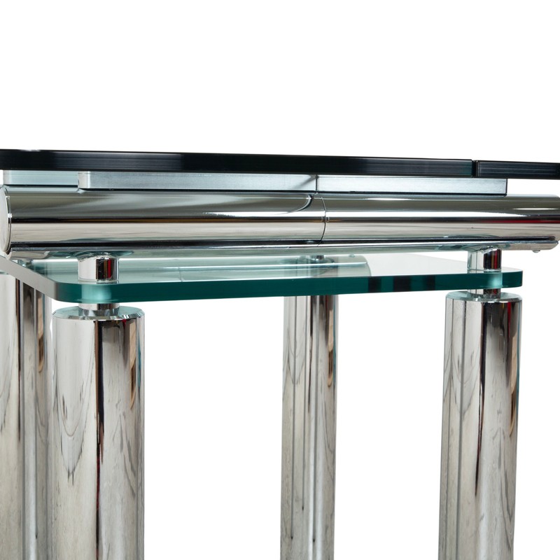 Draenert Glass Dining Table Silver gallery