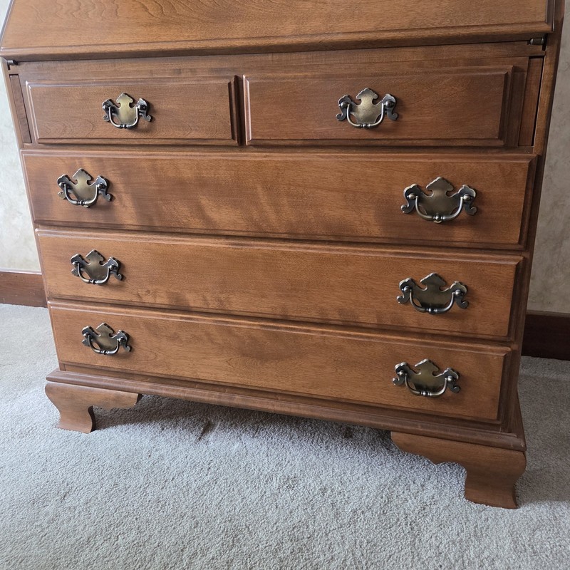 Vintage Ethan Allen Maple Secretary Desk gallery