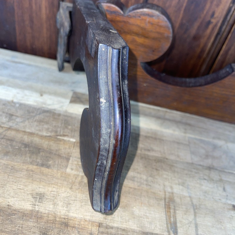 Antique Wooden 9” Folding Table Leaf Supports gallery