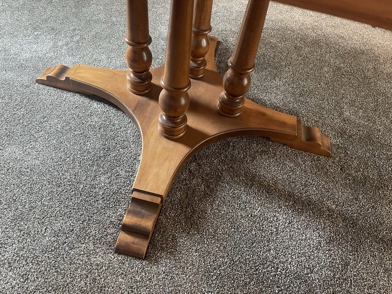 Tell City Solid Hard Rock Maple 70" Pedestal Table- #48 Andover gallery
