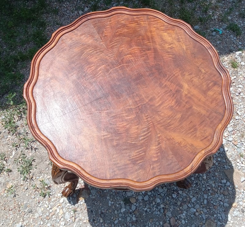 Walnut Book Match Veneer Coffee Table (CT-424) gallery