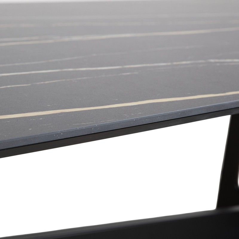 Bonaldo Slot Dining Table Black White Anthracite 200 x 108cm by Giuseppe Viganò gallery