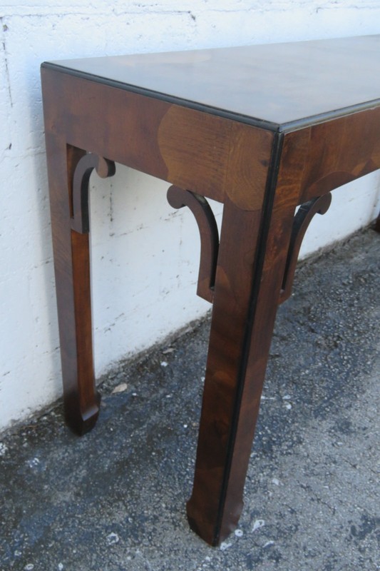 Hekman Hollywood Regency Inlay Long Narrow Library Console Table 6189 gallery