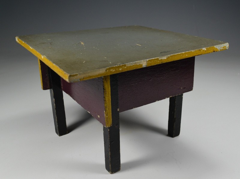 Art Deco Modernist ADO Table Dutch Rietveld DeStijl Ko Verzuu Miniature 1925