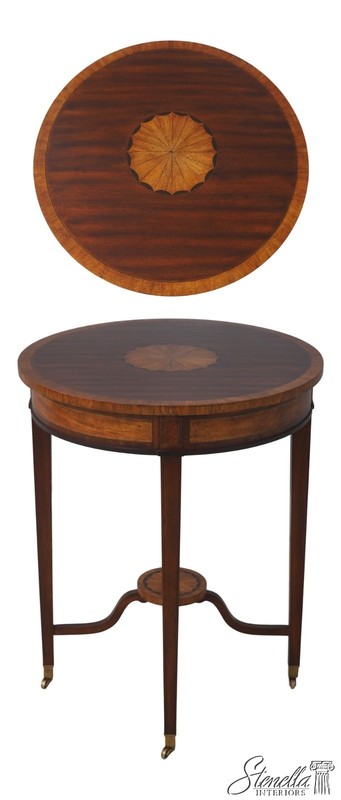 L72741: MAITLAND SMITH Georgian Style Mahogany Inlaid Table