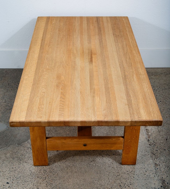 Mid Century Danish Modern Coffee Table Solid White Oak Vintage Aksel Dahl 1972 gallery