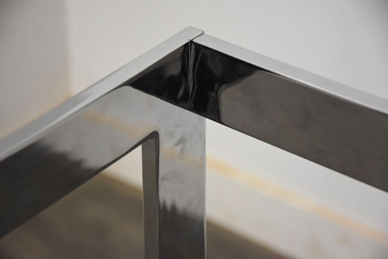 Milo Baughman for Thayer Coggin Chrome Dining Table Base gallery