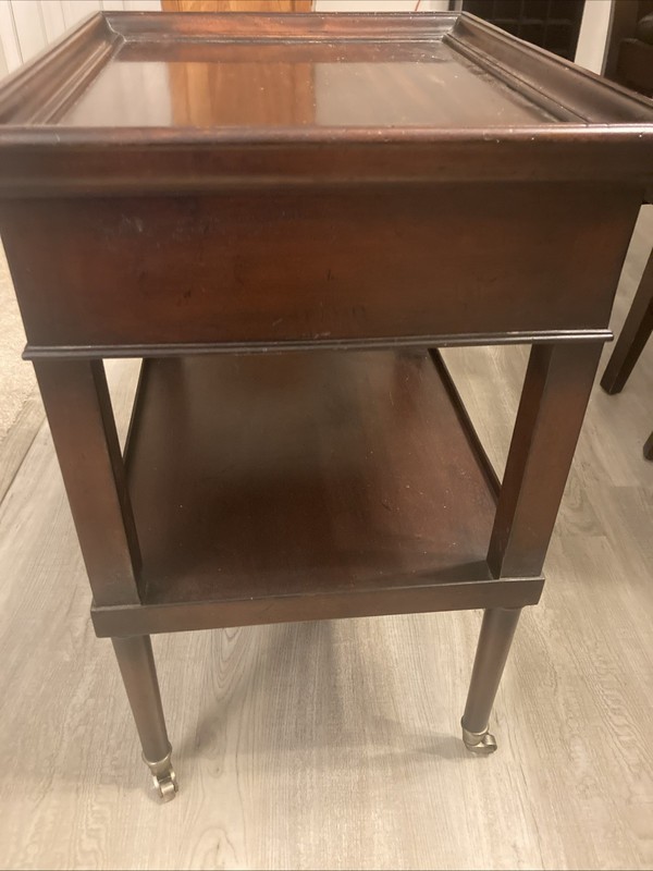 Baker Furniture Milling Road One Drawer One Shelf End Table Side Table gallery