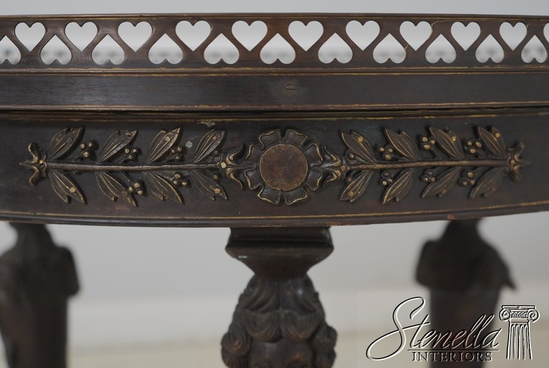 L68344: THEODORE ALEXANDER Round Bronze Base Center Table gallery